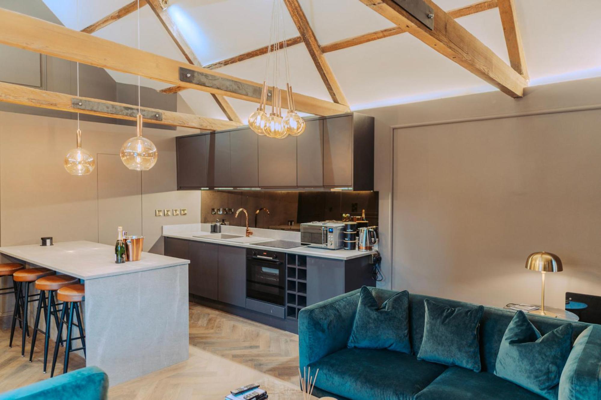Magistrates Penthouse Suite - Town Centre Apartments With Spa Morpeth Exteriör bild